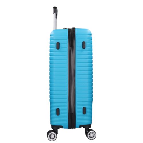 5747 világos kék bőrönd szett