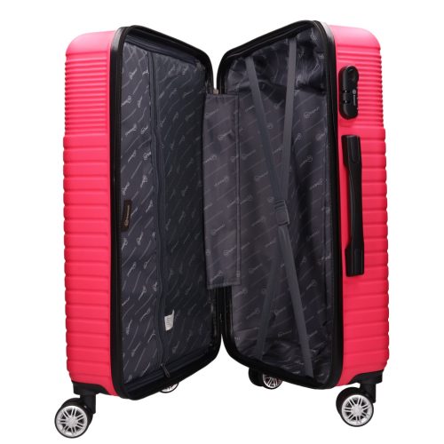 5747 pink bőrönd szett