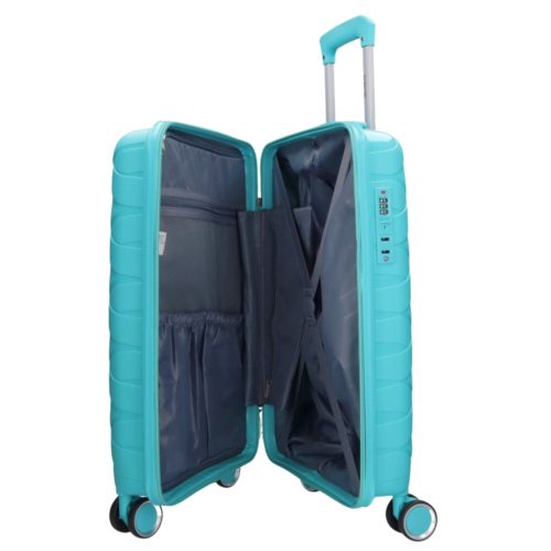 5806 türkiz bőrönd szett