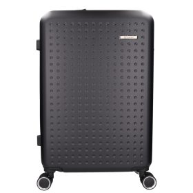 5908 fekete három részes bőrönd szett