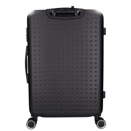 5908 fekete három részes bőrönd szett