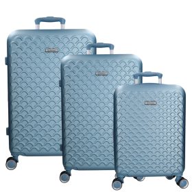 5823 kék bőrönd szett