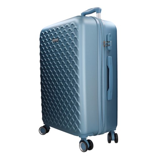 5823 kék bőrönd szett