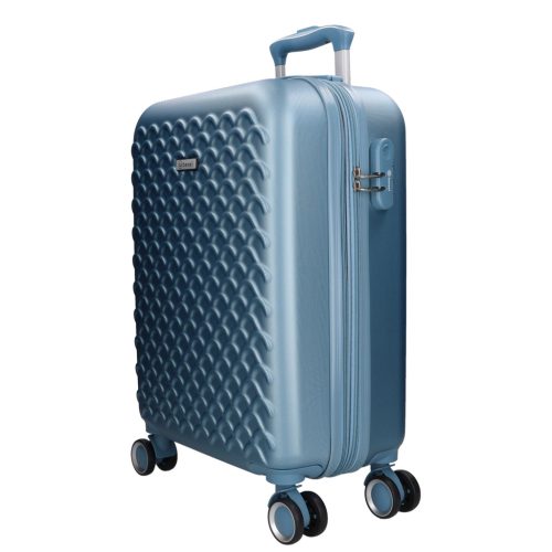 5823 kék bőrönd szett