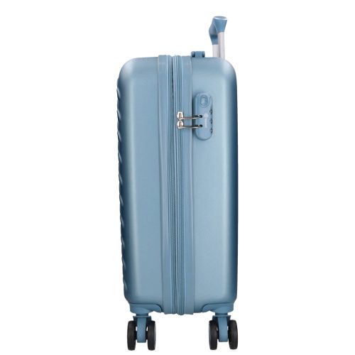 5823 kék bőrönd szett