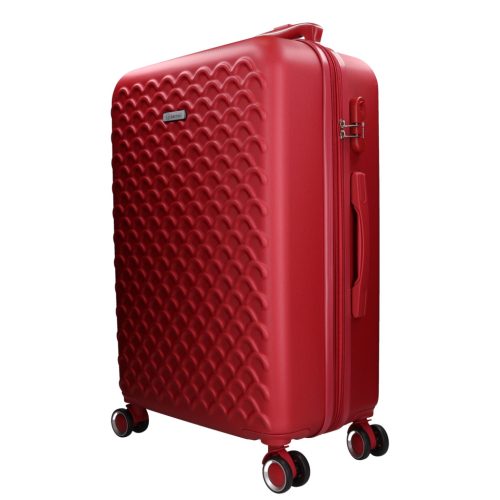 5823 bordó bőrönd szett