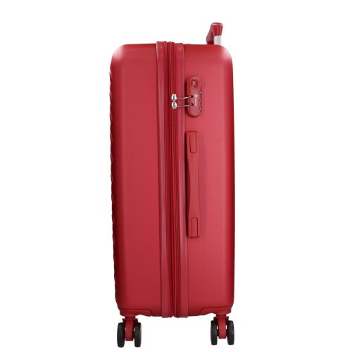 5823 bordó bőrönd szett