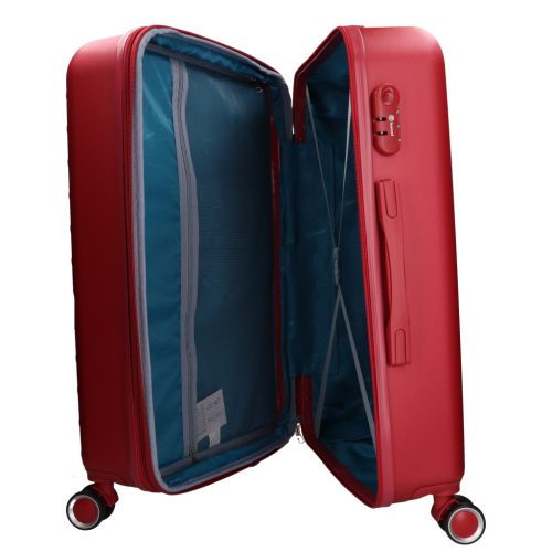 5823 bordó bőrönd szett