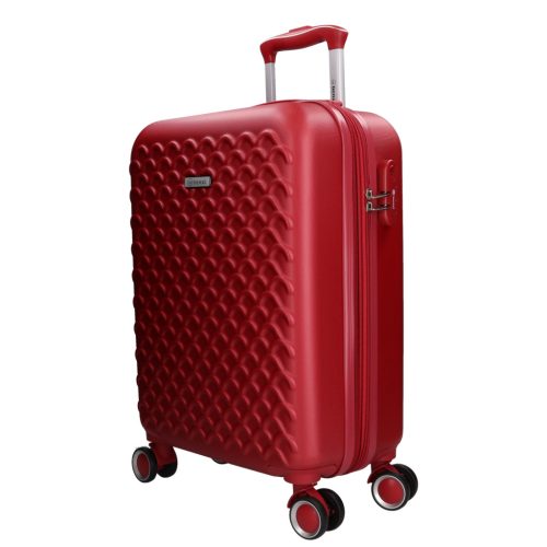 5823 bordó bőrönd szett