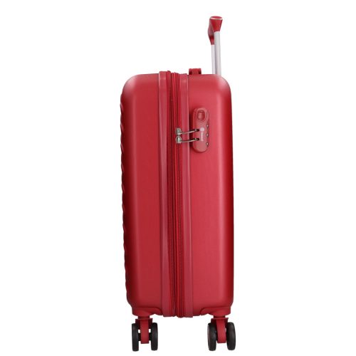 5823 bordó bőrönd szett