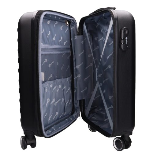 5823 fekete bőrönd szett