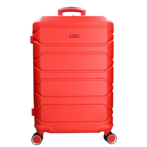 5807 piros  bőrönd szett