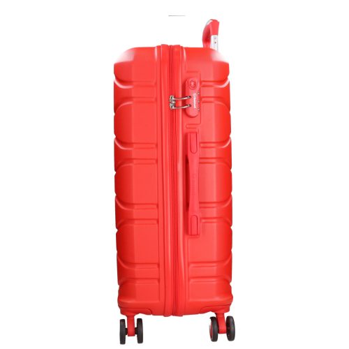 5807 piros  bőrönd szett