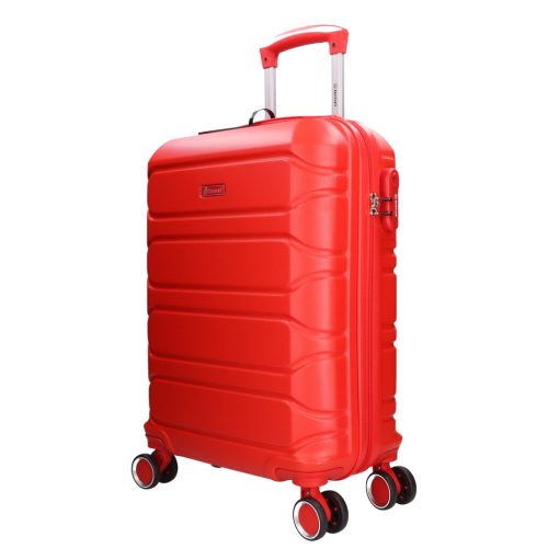 5807 piros  bőrönd szett