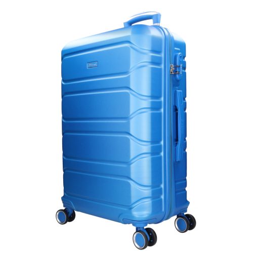 5807 világos kék bőrönd szett