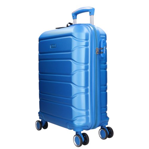 5807 világos kék bőrönd szett