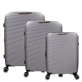 5808 szürke bőröndszett