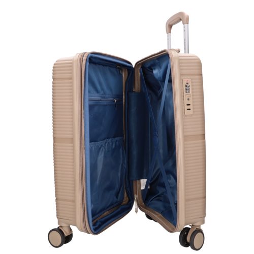 5899 pezsgő háromrészes bőrönd szett