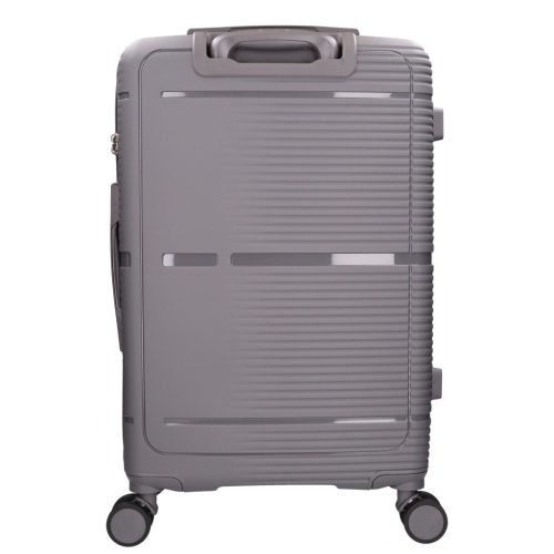 5899 szürke háromrészes bőrönd szett