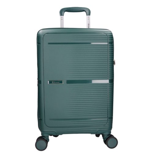 5899 zöld háromrészes bőrönd szett