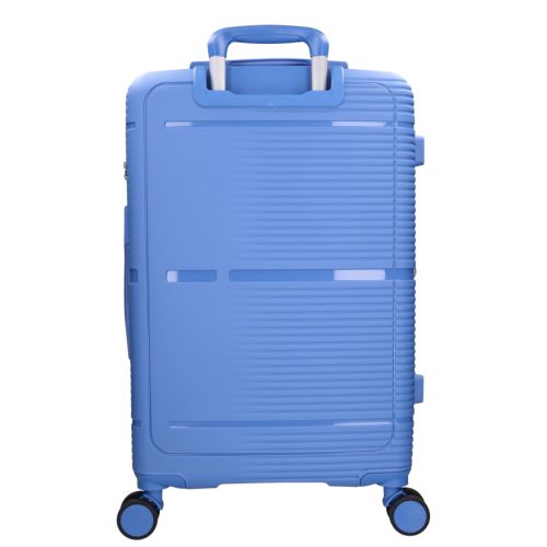 5899 kék háromrészes bőrönd szett