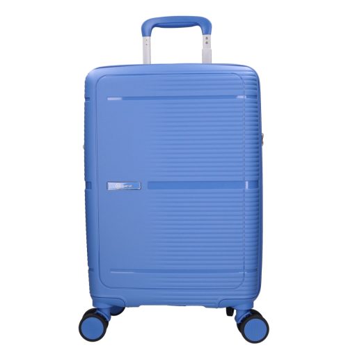 5899 kék háromrészes bőrönd szett