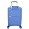 5899 kék háromrészes bőrönd szett