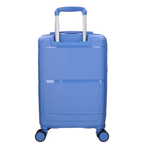 5899 kék háromrészes bőrönd szett