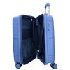 5899 kék háromrészes bőrönd szett
