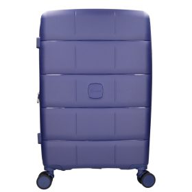 5901 kék háromrészes bőrönd szett