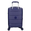5901 kék háromrészes bőrönd szett
