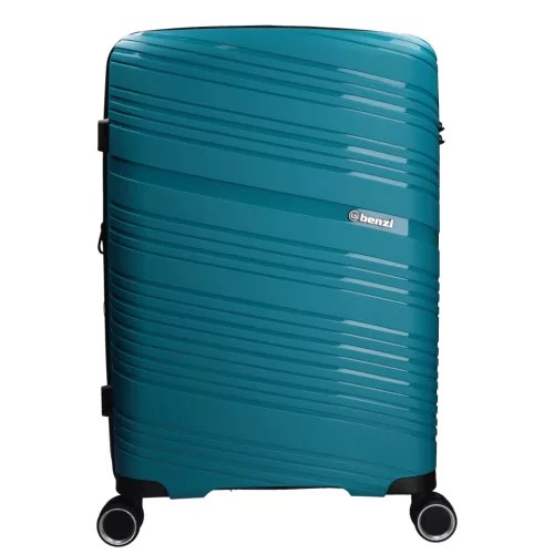 5904 Kék háromrészes bőrönd szett
