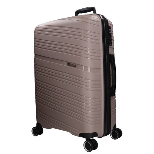 5904 szürke háromrészes bőrönd szett