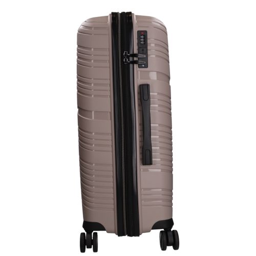 5904 szürke háromrészes bőrönd szett