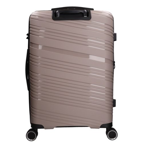 5904 szürke háromrészes bőrönd szett