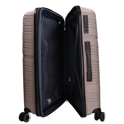 5904 szürke háromrészes bőrönd szett