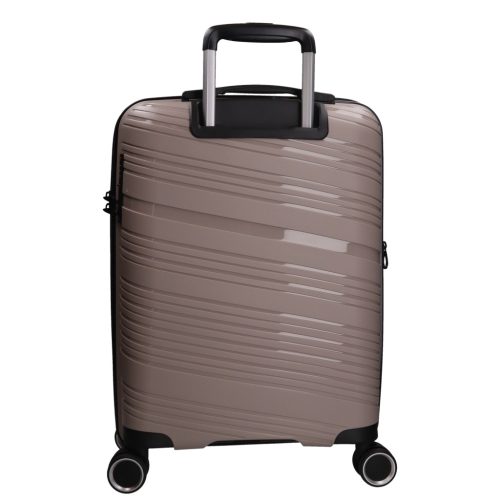 5904 szürke háromrészes bőrönd szett