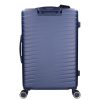 5909 kék három részes bőrönd szett