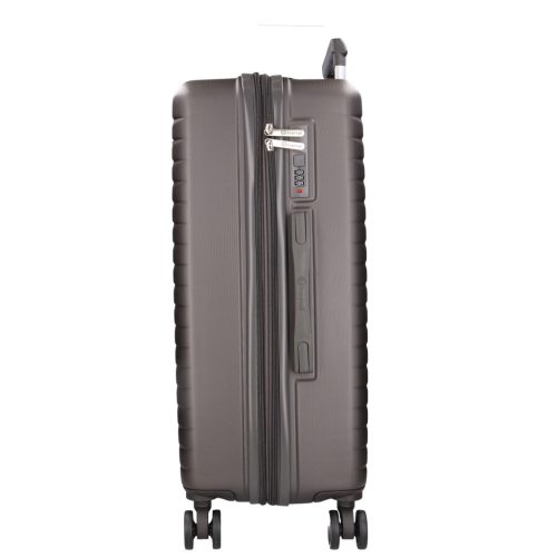 5909 barna három részes bőrönd szett