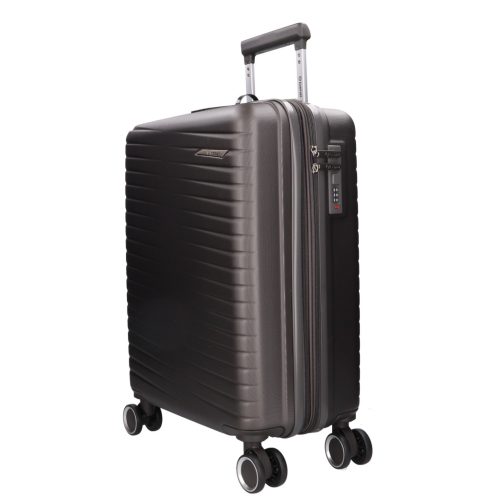 5909 barna három részes bőrönd szett