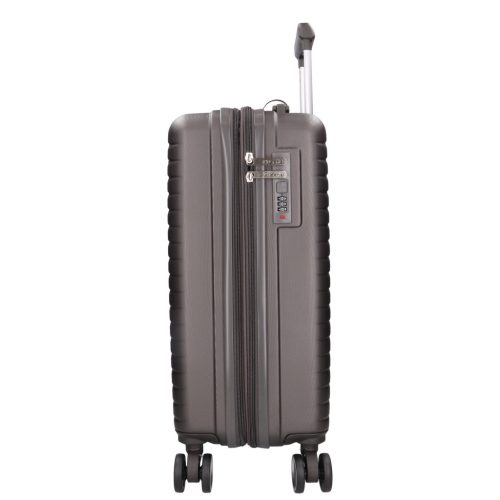 5909 barna három részes bőrönd szett