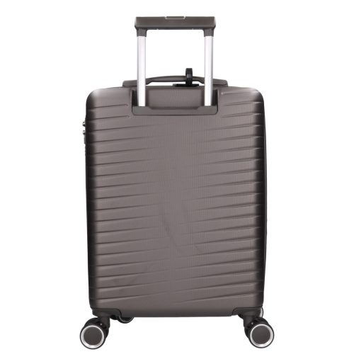 5909 barna három részes bőrönd szett