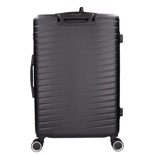 5909 fekete három részes bőrönd szett