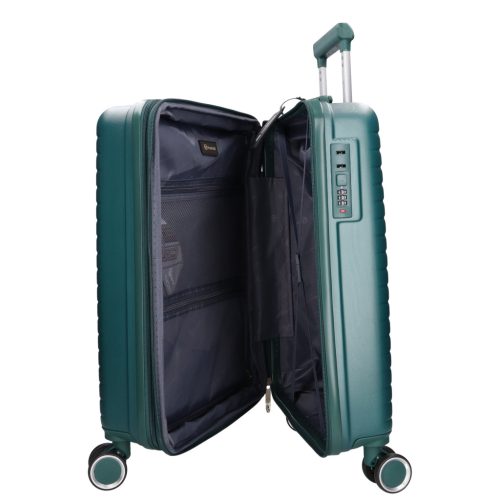 5909-50 zöld S méretű bőrönd