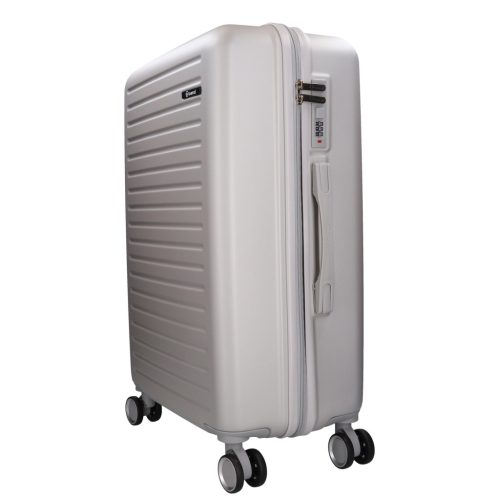 5910 szürke három részes bőrönd szett