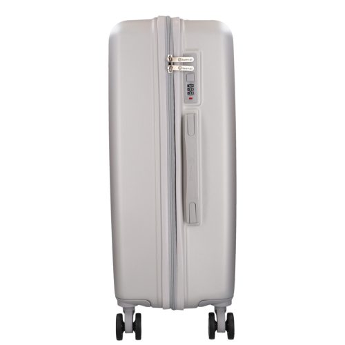 5910 szürke három részes bőrönd szett