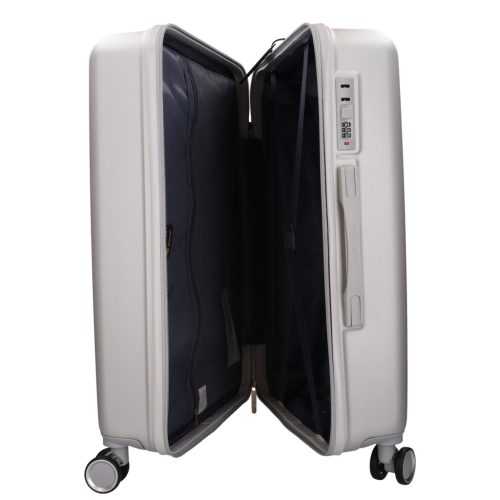 5910 szürke három részes bőrönd szett