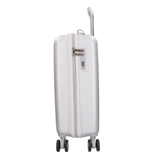 5910 szürke három részes bőrönd szett