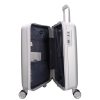 5910 szürke három részes bőrönd szett