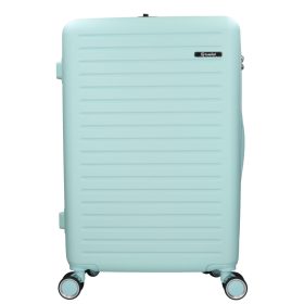 5910 zöld három részes bőrönd szett